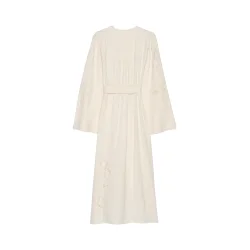 Sissel Edelbo - Winfrey Wrap Dress - Off White - Onesize