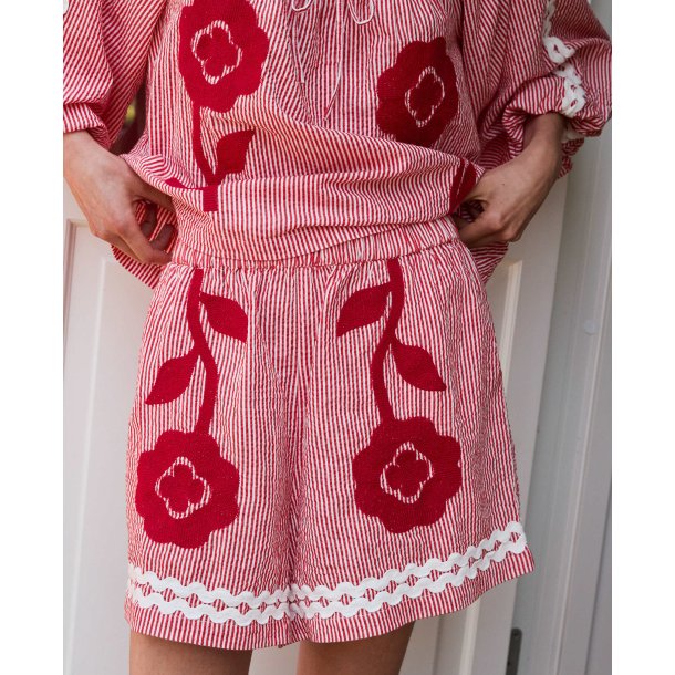 Sissel Edelbo - Abelone Shorts - Red Flower 