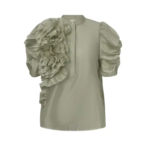 Gossia - Annsofi Blouse - Light Dusty Green