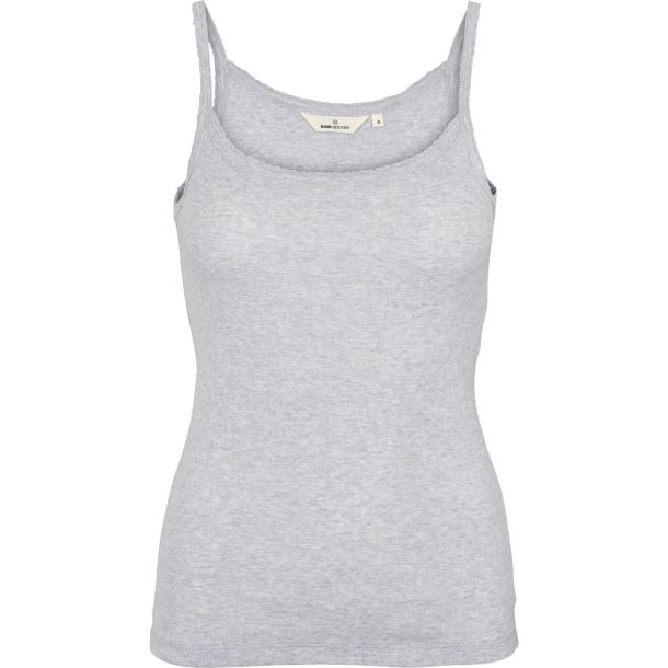 Basic Apparel - Arense Strap Top - Light Grey Mel