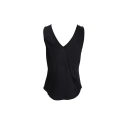 Black Colour - Mabel Double N-neck Top - Black