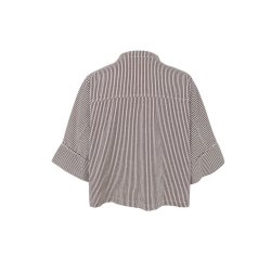 Black Colour - Ally Loose Shirt - Creme - ONESIZE