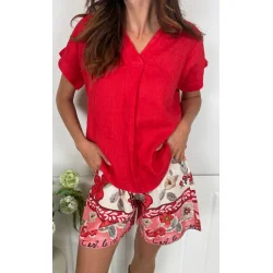 Marta - Bellissima Blouse - Inferno