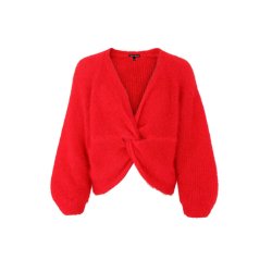 Black Colour - Bjoerk Cross Jumper - Red
