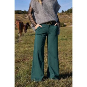 Black Colour - Davi Casual Box Bukser - Bottle Green