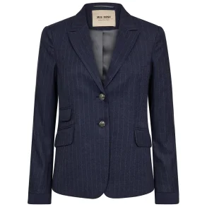 Mos Mosh - Blake carie blazer - Maritime blue