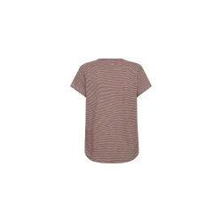 Mos Mosh - Camp O-SS Stribe T-shirt - Cowhide