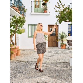 Black Colour - Catherine Strap top - Camel