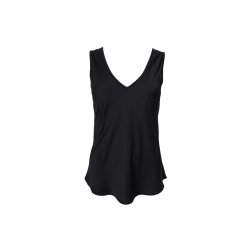 Black Colour - Mabel Double N-neck Top - Black