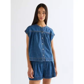 Wrangler - Drop Shoulder Skjorte - Mystic Tide