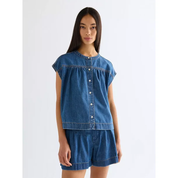 Wrangler - Drop Shoulder Skjorte - Mystic Tide