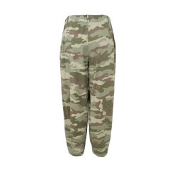 Black Colour - Ally Barrel Pant - Camoflage