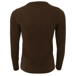 Black Colour - Faye Lurex Blouse - Chocolate