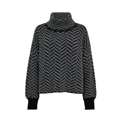 Gossia - Gina Sweater - Black Grey Mix