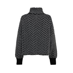 Gossia - Gina Sweater - Black Grey Mix
