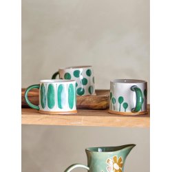 Bloomingville - Linora Krus - Grn - st med 3