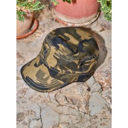 Black Colour - Glenna Cap - Camouflage - ONESIZE