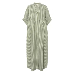 Gossia - Alexa Jo skjortekjole - Creme Army Stripes