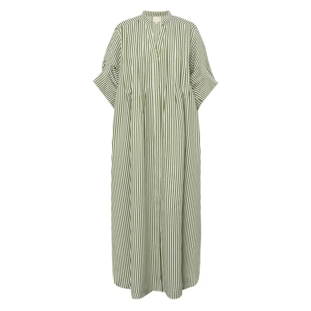 Gossia - Alexa Jo skjortekjole - Creme Army Stripes