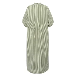 Gossia - Alexa Jo skjortekjole - Creme Army Stripes