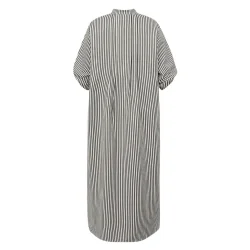 Gossia - Alexa Jo skjorte kjole - Creme Navy stripes