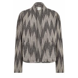 Gossia - Auguste Jakke - Grey Jacquard