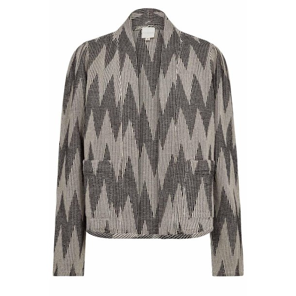 Gossia - Auguste Jakke - Grey Jacquard