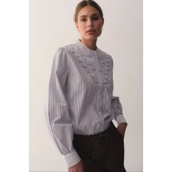 Gossia - Paloma Skjorte - Blue Stripes