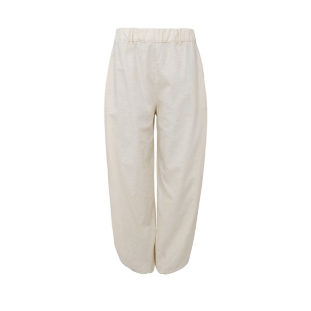 Black Colour - Aya Balloon Pant - Creme