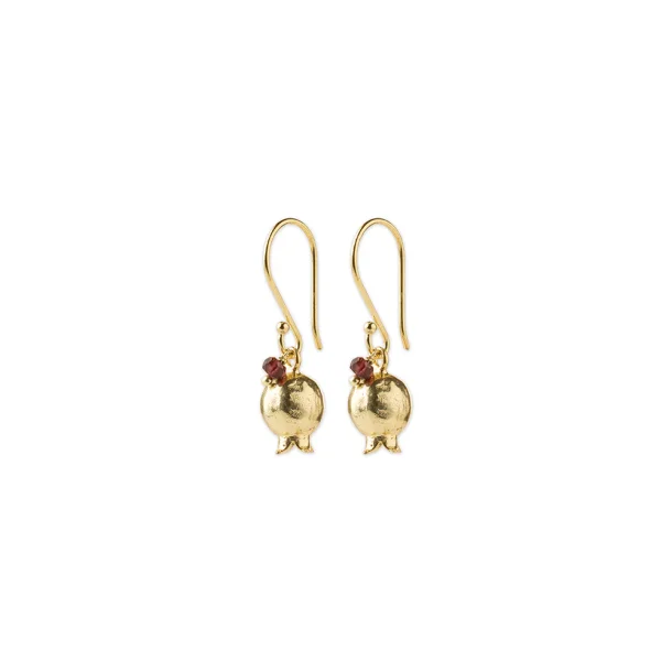 A Beautiful Story - Hush Garnet Earrings - ONESIZE