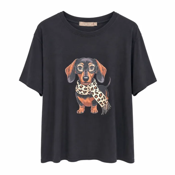 Marta - Inge Dog Tee - Black