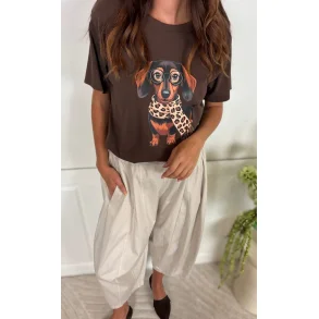Marta - Inge Dog Tee - Chocolate