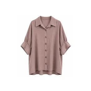 Marta - Kaori Shirt - Tortora  - ONESIZE