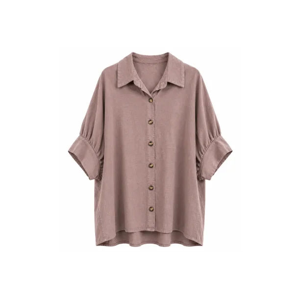 Marta - Kaori Shirt - Tortora  - ONESIZE