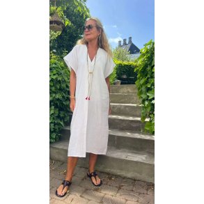 Wauw - Stella - kaftan - Paper white