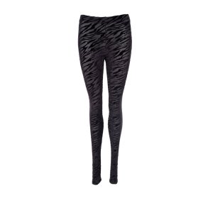 Black Colour - Zenia mesh leggins - Black