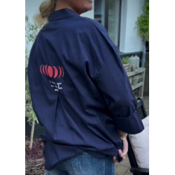 Wauw - Luna Skjorte Moon - Marine Blue