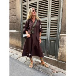 Wauw - The Good Luck Kjole - Chocolate Brown