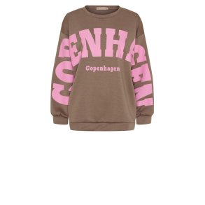 Marta - Hibiscus Sweatshirt - Fango