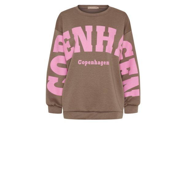 Marta - Hibiscus Sweatshirt - Fango