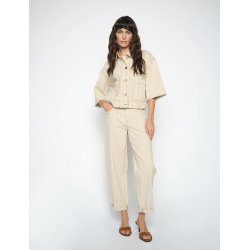 Mos Mosh - Hellen Stripe Bukser - Doeskin