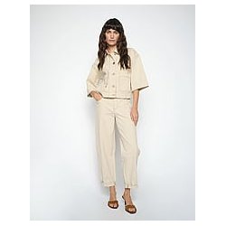 Mos Mosh - Hellen Stripe Bukser - Doeskin
