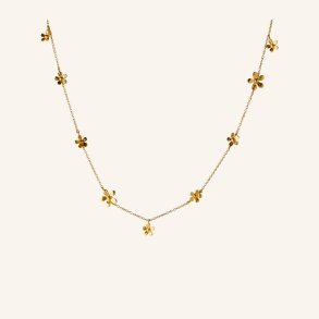 Pernille Corydon - Poppy Halskde - Guld - Adj 38-42 cm