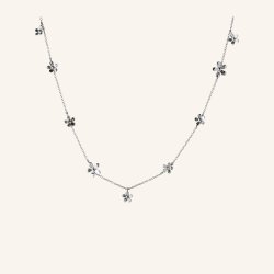 Pernille Corydon - Poppy Halskde - Slv - Adj 38-42 cm