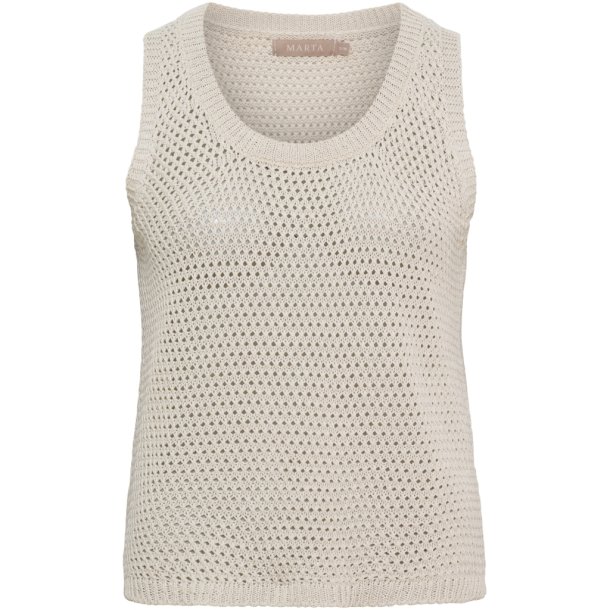 Marta - Nayla Knit Top -Beige