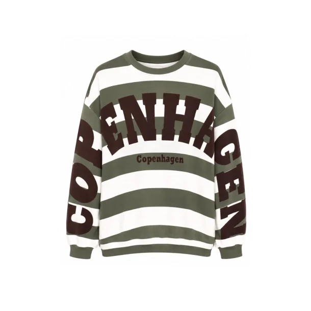 Marta - Nerina Sweatshirt - Military/Moro