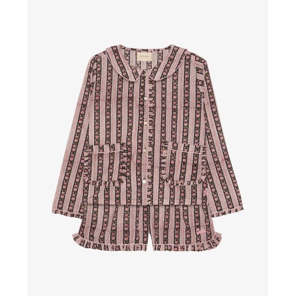 Sissel Edelbo - Nuvena Pyjamas s�t - Black Stribes 