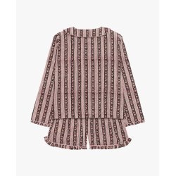 Sissel Edelbo - Nuvena Pyjamas s�t - Black Stribes 