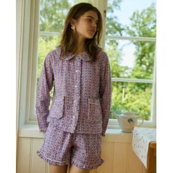 Sissel Edelbo - Nuvena Pyjamas s�t - Blue Stripes