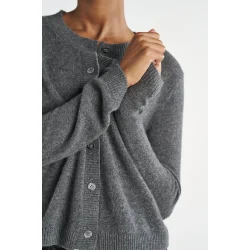 O'tay - Oceaia Cardigan - Dark Grey Melange